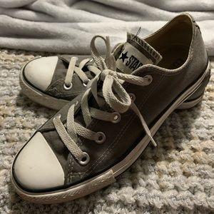 Classic low top coverage. Grey